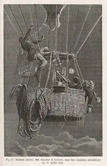 Early Aviation Pioneers Prints: Glaisher and Coxwe