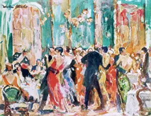 Glamorous Dancers Print: Colourful Evening Dresses in Berlin