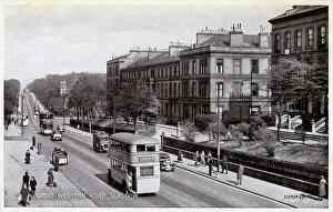 Glasgow, Scotland - The Great Western Road Glasgow, Scotland - The Great Western Road