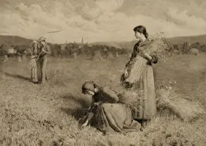 Rural Life Prints: The gleaners