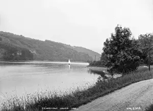 Sailing Boat Images Prints: Glenasmole Lower Lake