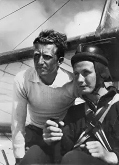 Transportation In The 1930s Prints: Gliding Lesson