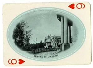 Vintage Playing Cards Prints: Glimpse of Grounds