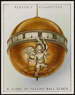 Globe Clock Print: Jacob Beham's Falling-Ball C17 Timepiece