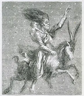 Goat-Borne Witch Print