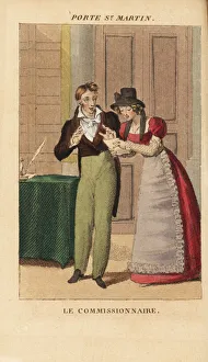 Gobert and Marie Dorval in Le Commissionnaire Gobert and Marie Dorval in Le Commissionnaire