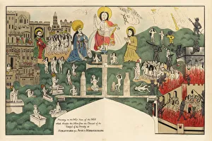 God on Judgment Day sorting saints and sinners God on Judgment Day sorting saints and sinners