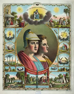Antique Religious Artwork Prints: In god we trust