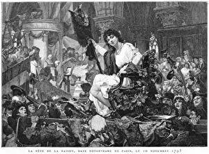 Notre Dame Cathedral Prints: Goddess of Reason - 2