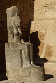 Goddess Sekhmet, Sculpture. Medinet Habu. Egypt Goddess Sekhmet, Sculpture. Medinet Habu. Egypt