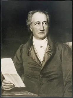 Goethe Print - Portrait of Johann Wolfgang von Goethe
