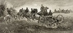 Cavalry Charge Prints: Going into action