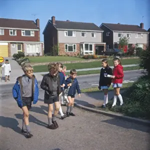 British Education History Prints: Going to School 1960S
