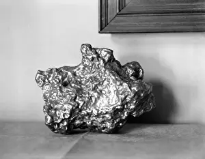 Print of a gold nugget