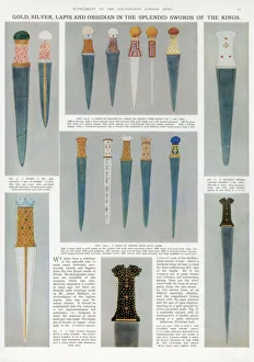 Gold, Silver, Lapis and Obsidian in the Splendid Swords of the Kings - The Royal Treasure Gold, Silver, Lapis and Obsidian in the Splendid Swords of the Kings - The Royal Treasure