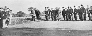 Golfer James Braid at the PGA on Romford Links Golfer James Braid at the PGA on Romford Links