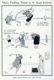 More Golfing Notes by William Heath Robinson More Golfing Notes by William Heath Robinson