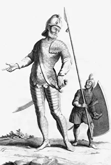 Old Testament Events Prints: GOLIATH