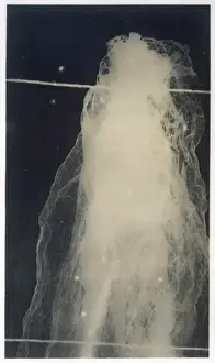 Goligher Ectoplasm Print, Shadowgraph of Woven Structure