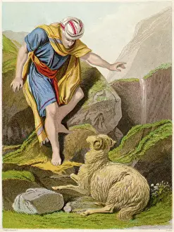 Bible Story Illustrations Prints: The Good Shepherd