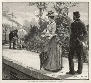 Goodbye on Platform A Print