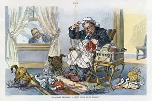 Puck Magazine Cartoons Online Prints: Goodness gracious! I must have been dozing