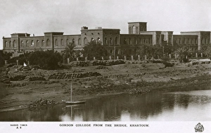 Gordon College from the Bridge, Khartoum, Sudan, Africa Gordon College from the Bridge, Khartoum, Sudan, Africa