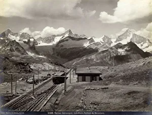 Gornergrat Station - Views of Gabelhorn, Rothorn & Weisshorn Gornergrat Station - Views of Gabelhorn, Rothorn & Weisshorn