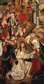 Gothic Art. Spain. 15th century. Jesus walked to Calvary (14 Gothic Art. Spain. 15th century. Jesus walked to Calvary (14