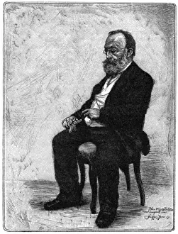 Gottfried Keller Swiss-German Writer Print 1819-1890