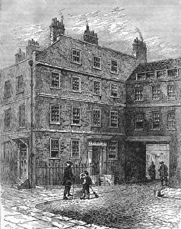 Gough Square Print: Dr Johnson's Residence 1748-1758, London