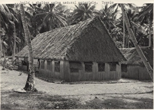 Government rest house, Tuvalu, Gilbert Islands, Pacific Government rest house, Tuvalu, Gilbert Islands, Pacific