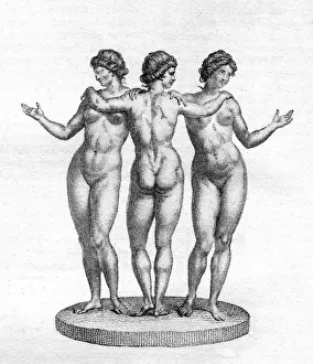 Ancient Greek History Images Prints: The Three Graces