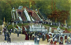 The Grand Waterfall ('La Grande Cascade') - The Park, Saint-Cloud The Grand Waterfall ('La Grande Cascade') - The Park, Saint-Cloud