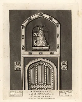 Grave effigy of Alicia Steward in St. Mary le Savoy Grave effigy of Alicia Steward in St. Mary le Savoy