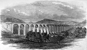 The Great Dee viaduct in the Vale of Llangollen The Great Dee viaduct in the Vale of Llangollen