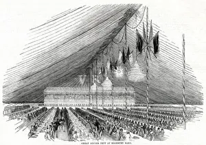 Great Dinner tent at Highbury Barn 1842 Great Dinner tent at Highbury Barn 1842