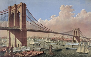 The great East River suspension bridge: connecting the citie The great East River suspension bridge: connecting the citie