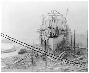 London Docklands History Prints: Great Eastern Built