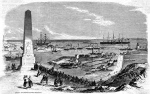 Great Eastern entering Holyhead harbour, 1859 Great Eastern entering Holyhead harbour, 1859