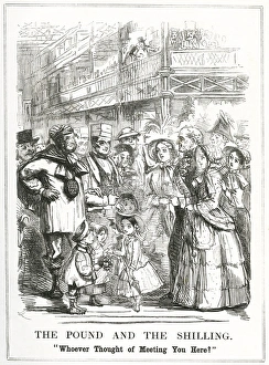 Great Exhibition cartoon - the pound and the shilling Great Exhibition cartoon - the pound and the shilling
