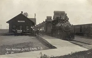 Great Northern Depot, Viborg, South Dakota, USA Great Northern Depot, Viborg, South Dakota, USA