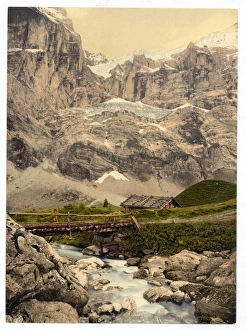 Great Scheidegg and glacier, Bernese Oberland, Switzerland Great Scheidegg and glacier, Bernese Oberland, Switzerland