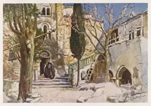 Byzantine Architecture Greece Prints: Greece / Daphni Convent