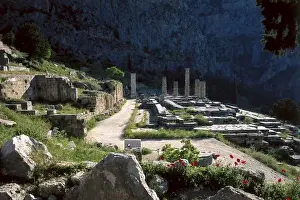 Delphi. Temple of Apollo Print (510-330 BC)