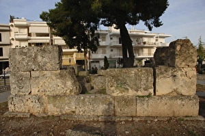 Greece. Modern city of Sparta. Tomb of Leonidas, also known Greece. Modern city of Sparta. Tomb of Leonidas, also known