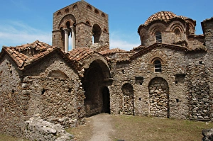 Greece. Mystras. Church of Agia Sophia. Built in the 14th c Greece. Mystras. Church of Agia Sophia. Built in the 14th c