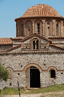 Greece. Mystras. The Church of Agioi Theodoroi. Built betwee Greece. Mystras. The Church of Agioi Theodoroi. Built betwee