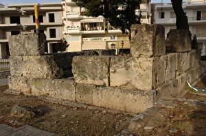 Greece. Peloponnese. Modern city of Sparta. Tomb of Leonidas Greece. Peloponnese. Modern city of Sparta. Tomb of Leonidas