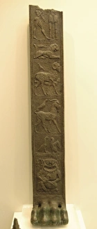 Greek Art. Archaic Age. 6th century BCE. Bronze tripod foot Greek Art. Archaic Age. 6th century BCE. Bronze tripod foot